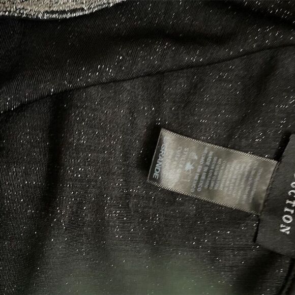 Women's One-Shoulder Rib-Knit Bodysuit Swimsuit Gray M - Picture 6 of 9